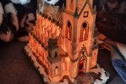 Christmas village cathedral Vintage Y2K plug in