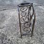Rustic metal wine rack Image 2
