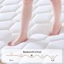 Double Mattresses 4FT6 Memory Foam Mattress, 7-Zone Pocket Sprung Double Bed Mattress with Soft Knitted Fabric, Medium Firm, Motion Isolation, Hybrid Mattress in a Box Image 5