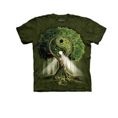 The Mountain Tree Yin Yang T-Shirt NEW