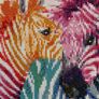 Zebra diamond picture on canvas Image 5
