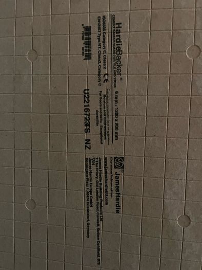 HardieBacker Backerboard
