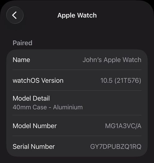 Apple Watch Series 6 GPS 40mm