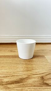 White Ceramic Plant Pot 9 cm