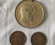 Great Britain Edw VII and GV Commemoration Medals