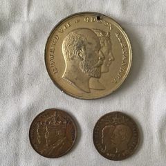 Great Britain Edw VII and GV Commemoration Medals