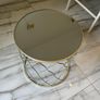 Gold mirrored top coffee table Image 2