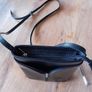 Vera Pelle small black shoulder strap bag Image 3
