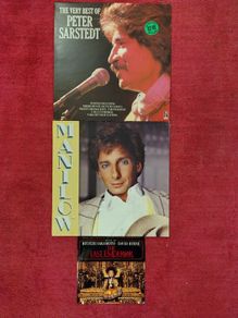 Two LPs and a single. Sarstedt, Manilow, Last Emperor.