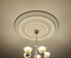 5 glass shade ceiling light