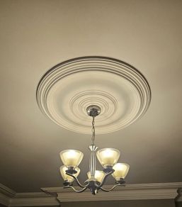 5 glass shade ceiling light