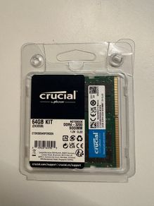 Crucial 64gb (2x32gb) Ddr4-3200 So-dimm Laptop / Mini Pc Ram Kit