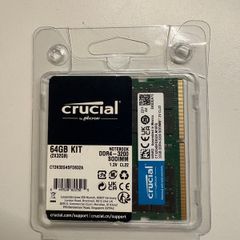 Crucial 64gb (2x32gb) Ddr4-3200 So-dimm Laptop / Mini Pc Ram Kit