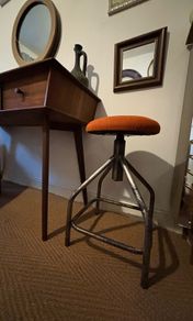 Mid Century Industrial Stool