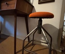 Mid Century Industrial Stool