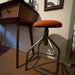 Mid Century Industrial Stool