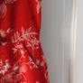 Floral Red Dress, Dunnes Size 10 Image 3