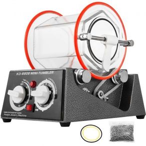 Jewelry Polisher Tumbler 3Kg Mini Polisher Tumbler Rotary Tumbler Surface Polisher Jewelry Polishing Finishing Machine (FREE SHIPPING)