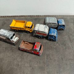 5 x old Matchbox Lesney Playworn Commercial vehicles