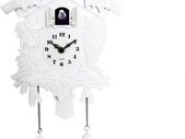 20.2x37cm White Vintage Cuckoo Clock With Cuckoo Call Simple Fashionable antique style Pendulum