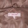 Per Una Bronze Beige Brown Metallic Quilted Puffer Vest Zip-Up Bodywarmer Gilet Size S Image 2