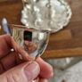 Vintage  Sheffield  silver plated egg cup set Image 7