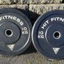 Hit Fitness barbell and plates. All bought new from McSport. 152.5kg in total including the bar Image 5