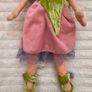 Disney Prilla Fairies Soft Plush Disney Store Fairy Doll dirty approx. 52 cm. Used Please see photos Image 7
