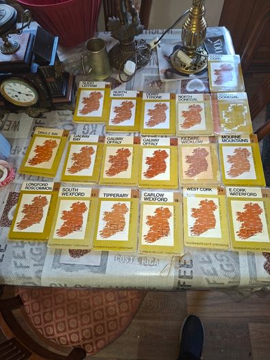 18 Vintage Ordnance Survey Maps of Ireland PRICE IS FOR 1 ONLY Postage Available or Collection,