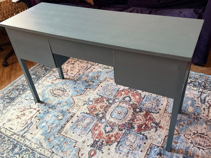 Vintage Style Painted Console Table / Writing Desk