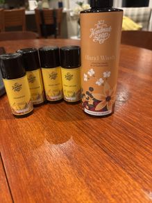 Brand New The Handmade Soap Company Lemongrass and Cedarwood Hand Wash and 2 Free Travel size items ( take your pick )