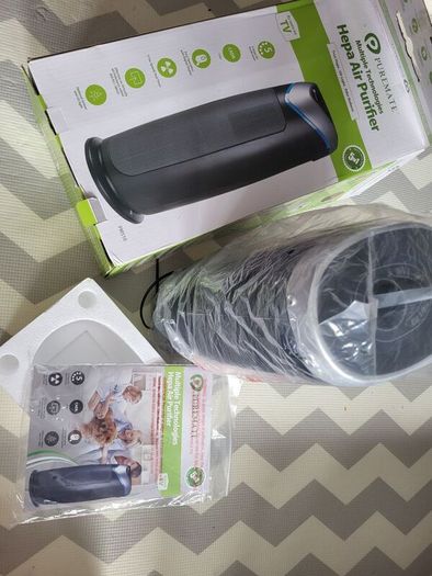 Puremate HEPA Air Purifier and Ioniser with UV-C Sanitiser Eliminates viruses