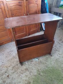 Vintage table magazine rack