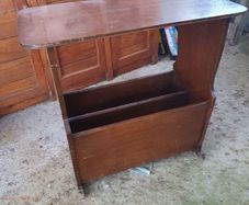 Vintage table magazine rack