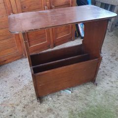 Vintage table magazine rack