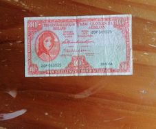 1963 Ireland Ten Shillings Banknote