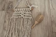 Nursery Decor Set | wall hanging Macrame + Rattan Rattle