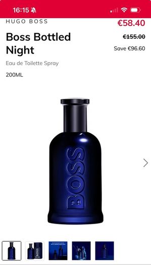 boss EDT night 100ml