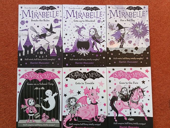 Harriet Muncaster Book Collection (Isadora Moon, Mirabelle, Victoria Stitch)
