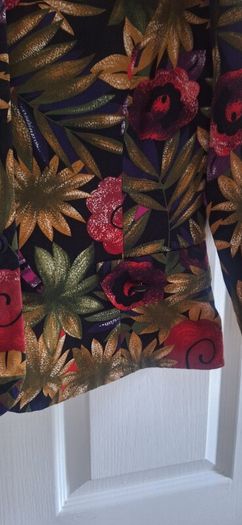 Womens Vibrant Botanical Print Tailored Jacket