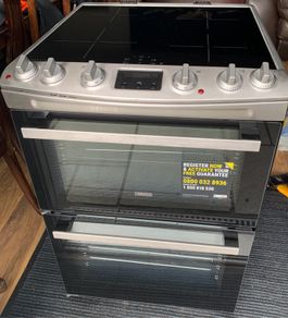 Zanussi 60cm Induction Double Oven Cooker