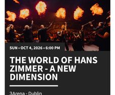 The World of Hans Zimmer VIP Tickets (eTickets)