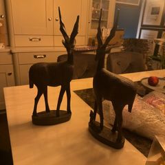 Set of Handcrafted Deer Figurines