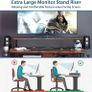 Gaming Desk, Computer Desk with Large Monitor Stand and Open Shelf, PC Laptop Gamer Table Workstation with Cup Holder, Headphone Hook, 2 Speaker Stand for Home Office MULTIPLE COLOURS AVAILABLE (FREE POSTAGE) Image 6