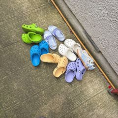 Few kids Crocs, UGG's Bow & Adidas Samba