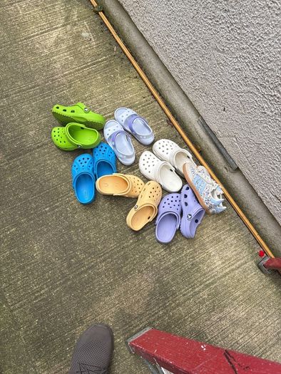 Few kids Crocs, UGG's Bow & Adidas Samba