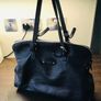 Real Italian leather black bag Image 2