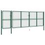 Garden Gate Steel 150x495 cm Green Image 2