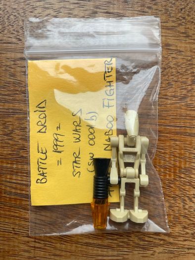 Lego minifigure Battle Droid sw0001b - 1999