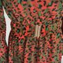 dress Bnwt wrap effect midi dress JS Millennium dress khaki & orange animal print Image 9
